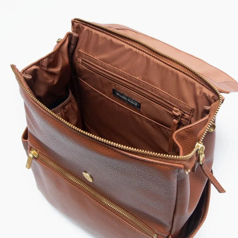 Freshly Picked Mini Classic Diaper Bag II - Cognac