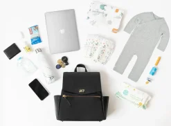 Freshly Picked Mini Classic Diaper Bag II - Cognac