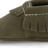 Freshly Picked Moccasins, Size 2 - Fern