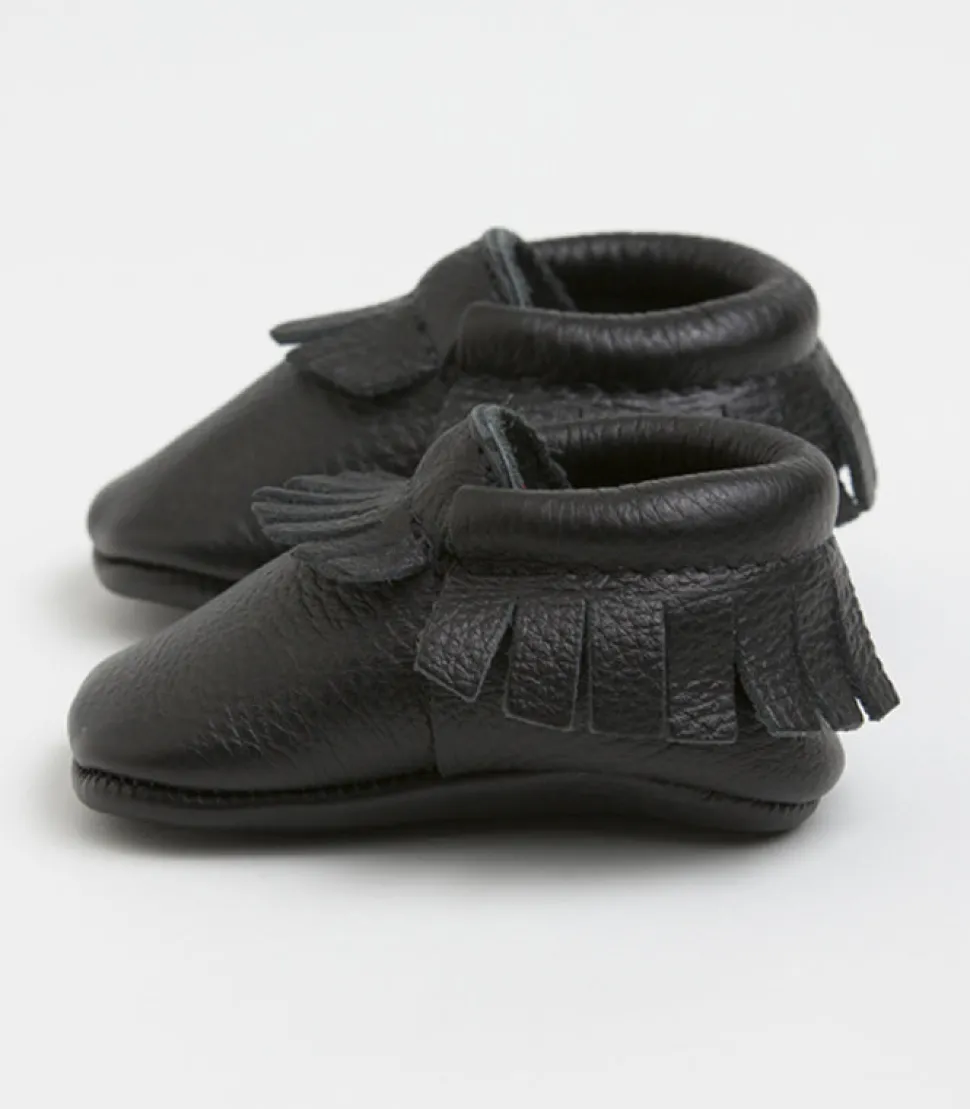 Freshly Picked Moccasins, Size 2 - Ebony