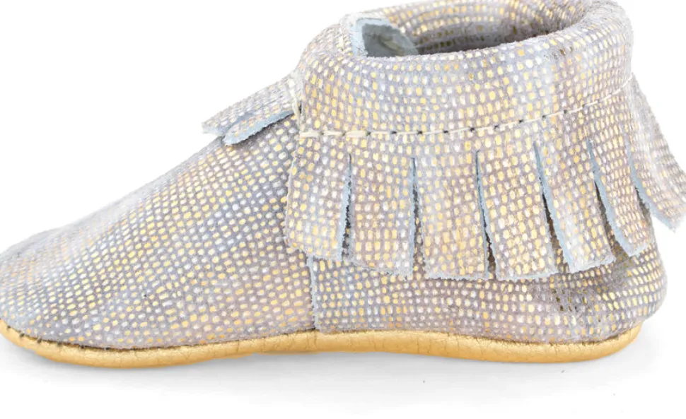 Freshly Picked Moccasins, Size 1 - Gold Lizard