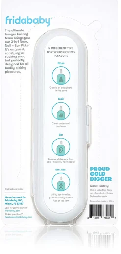 FridaBaby 3-in-1 Nose, Nail + Ear Picker