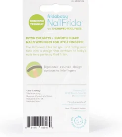FridaBaby NailFrida S-Curved Nail Files - 5 Pack