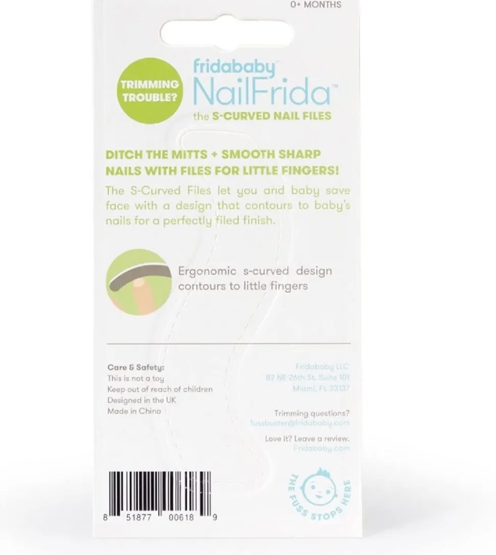 FridaBaby NailFrida S-Curved Nail Files - 5 Pack