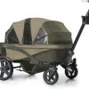 Gladly Family Anthem4 All-Terrain (4 Seater) Stroller Wagon Adventure Bundle - Forest