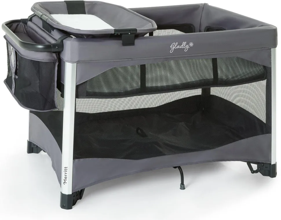 Gladly Family Merritt Portable Playard Suite - Carbon