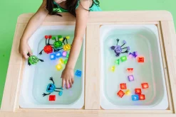 Glo Pals Light Up Cube Bath Toys - Sammy (Red)