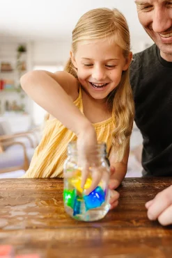 Glo Pals Light Up Cube Bath Toys - Sammy (Red)