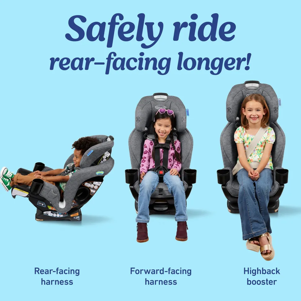 Graco Extend2Fit 3-in-1 All-in-One Convertible Car Seat - Cullen
