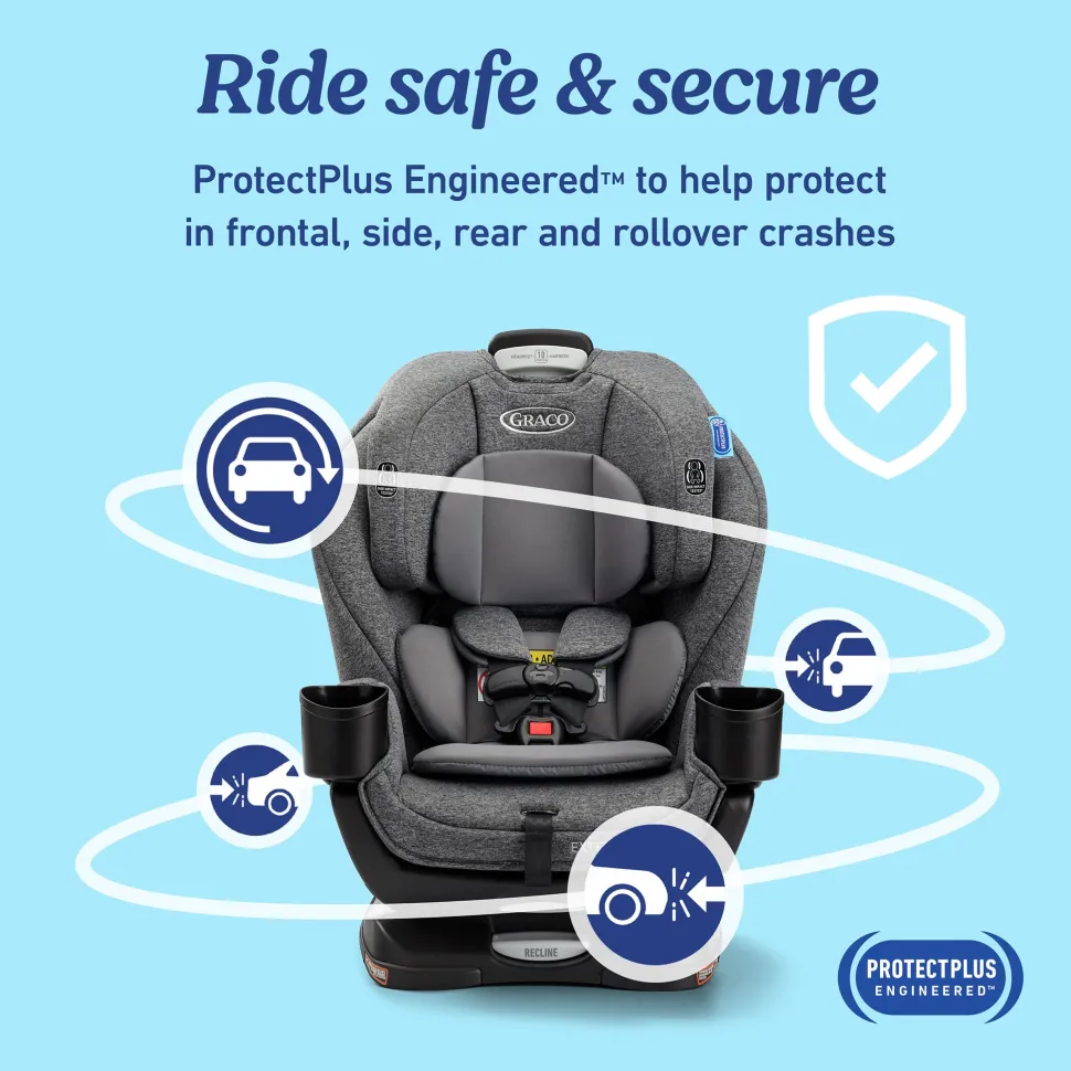 Graco Extend2Fit 3-in-1 All-in-One Convertible Car Seat - Cullen