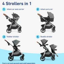 Graco Modes Nest2Grow DLX Travel System - Riordan