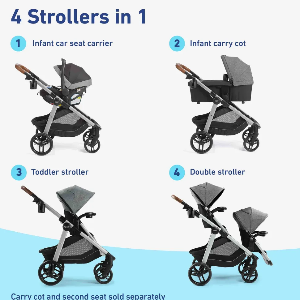 Graco Modes Nest2Grow DLX Travel System - Riordan