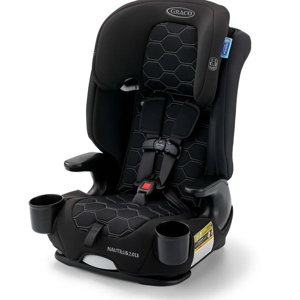 Graco Nautilus 2.0 LX ft. InRight LATCH 3-in-1 Harness Booster Car Seat - Hex
