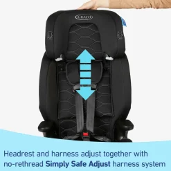 Graco Nautilus 2.0 LX ft. InRight LATCH 3-in-1 Harness Booster Car Seat - Hex