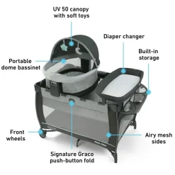Graco Pack 'n Play Travel Dome LX Playard - Astin