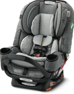 Graco Premier 4Ever DLX Extend2Fit SnugLock 4-in-1 Car Seat with Anti-Rebound Bar - Midtown