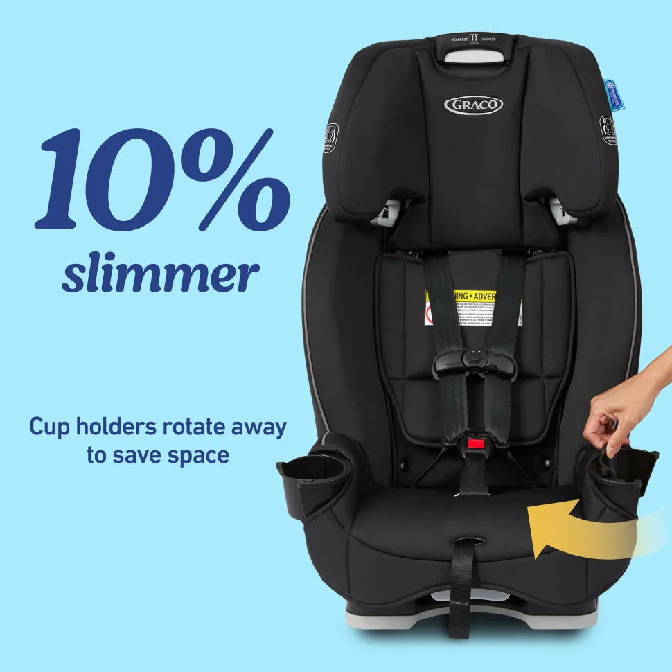 Graco SlimFit 3-in-1 Narrow All-in-One Convertible Car Seat - Jarret