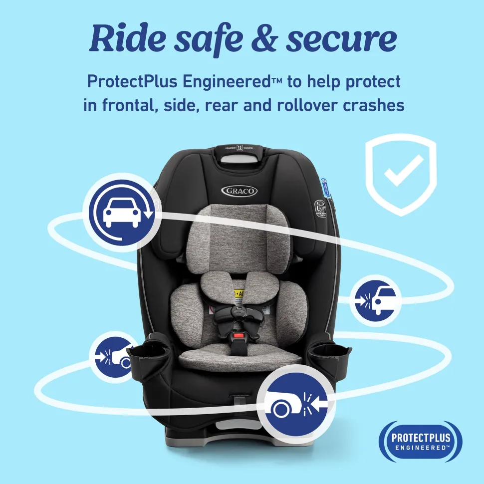 Graco SlimFit 3-in-1 Narrow All-in-One Convertible Car Seat - Jarret