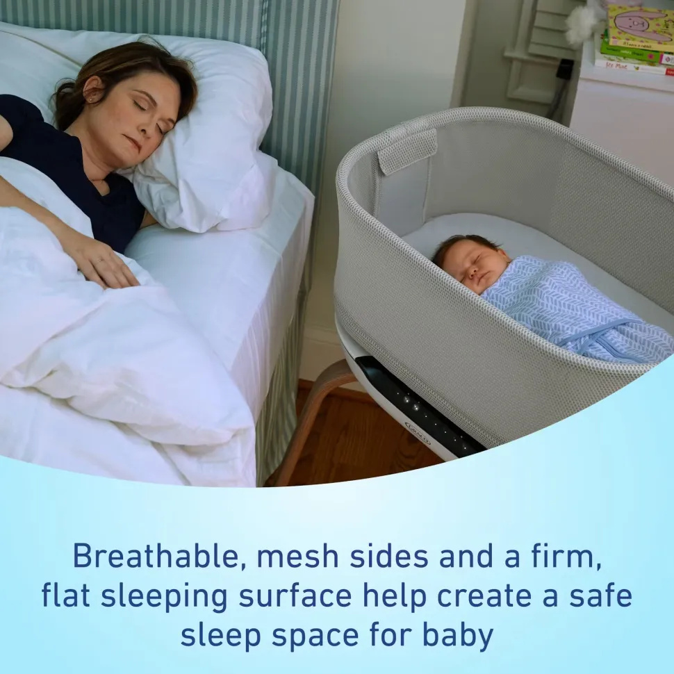 Graco SmartSense Soothing Bassinet - Luna
