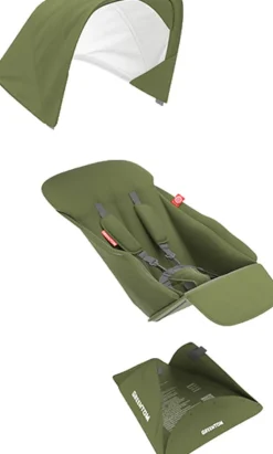Greentom Reversible Seat Fabric Set - Olive