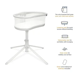 HALO BassiNest Swivel Sleeper 3.0 - Solid Grey