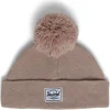 Herschel Baby Beanie Pom, 6-18 Months - Light Taupe