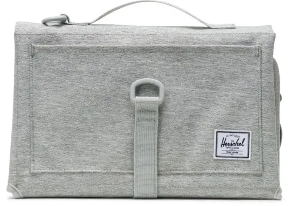 Herschel Sprout Change Mat - Light Grey Crosshatch
