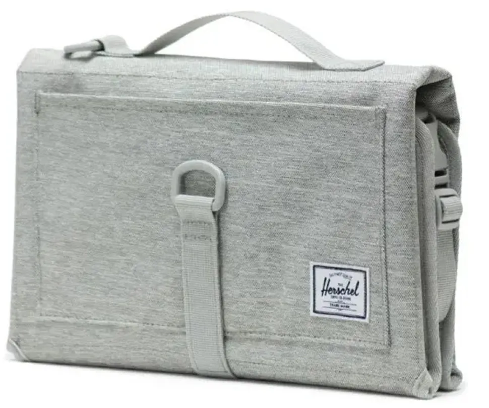 Herschel Sprout Change Mat - Light Grey Crosshatch