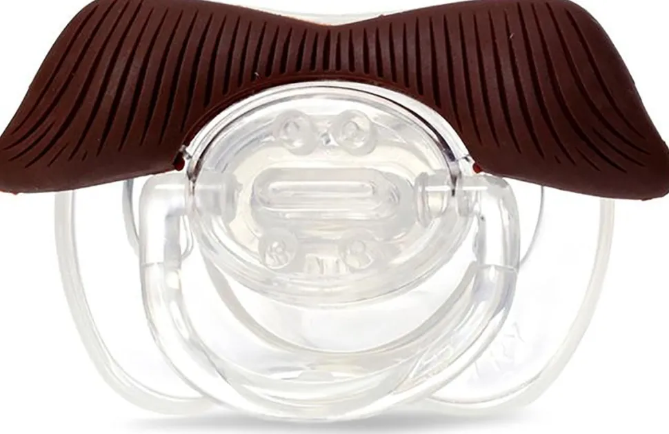 Hipsterkid The Ladies Man Mustache Pacifier