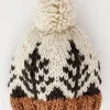 Huggalugs Forest Knit Beanie Hat - Natural, Large (2-6 years)