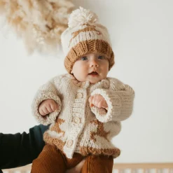Huggalugs Oh Deer Beanie Hat - Small (0-6 months)
