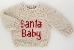 Huggalugs Santa Baby Crew Neck Sweater - 6-12 months