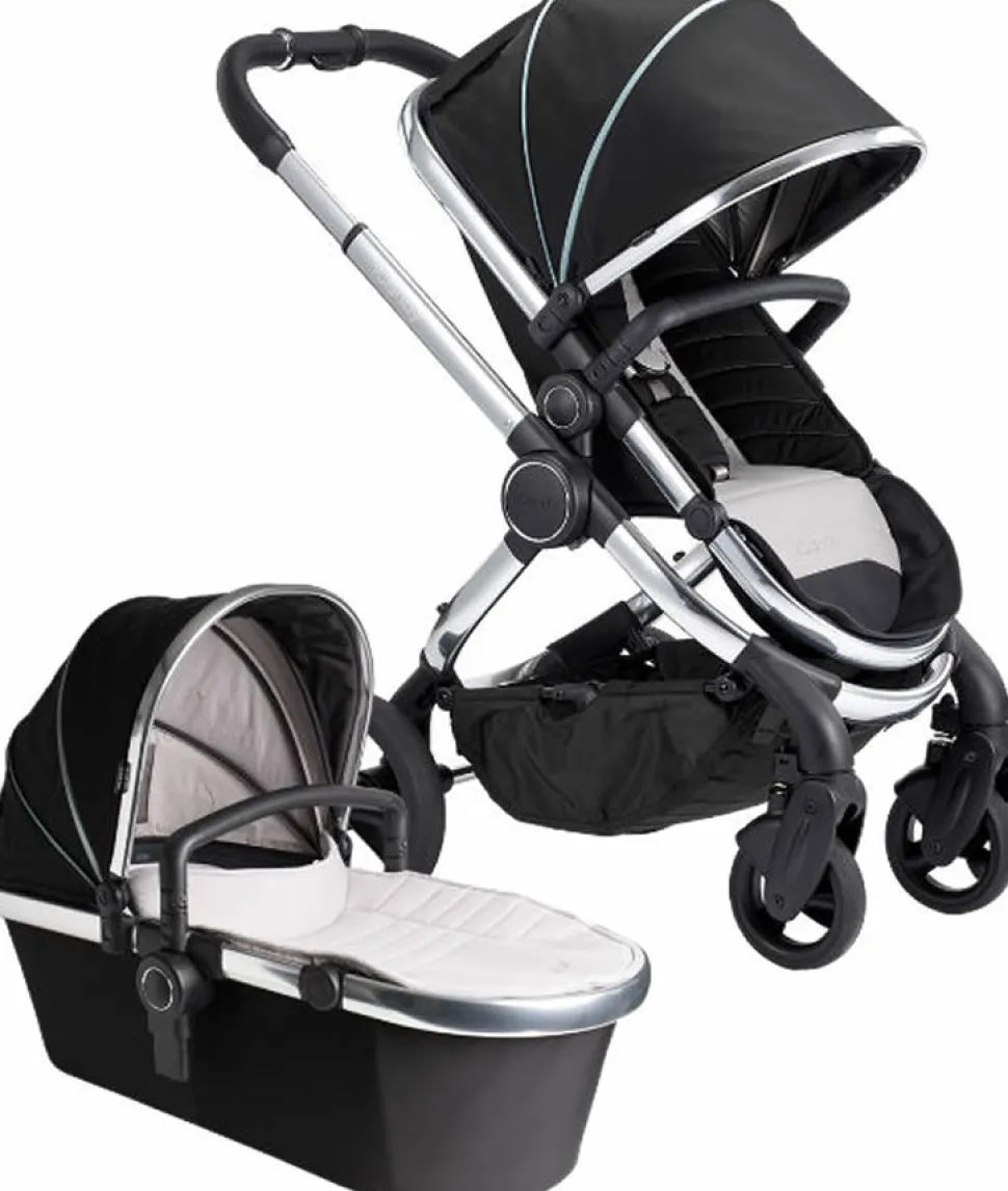 iCandy 2019 Peach Chrome Stroller - Black Beluga