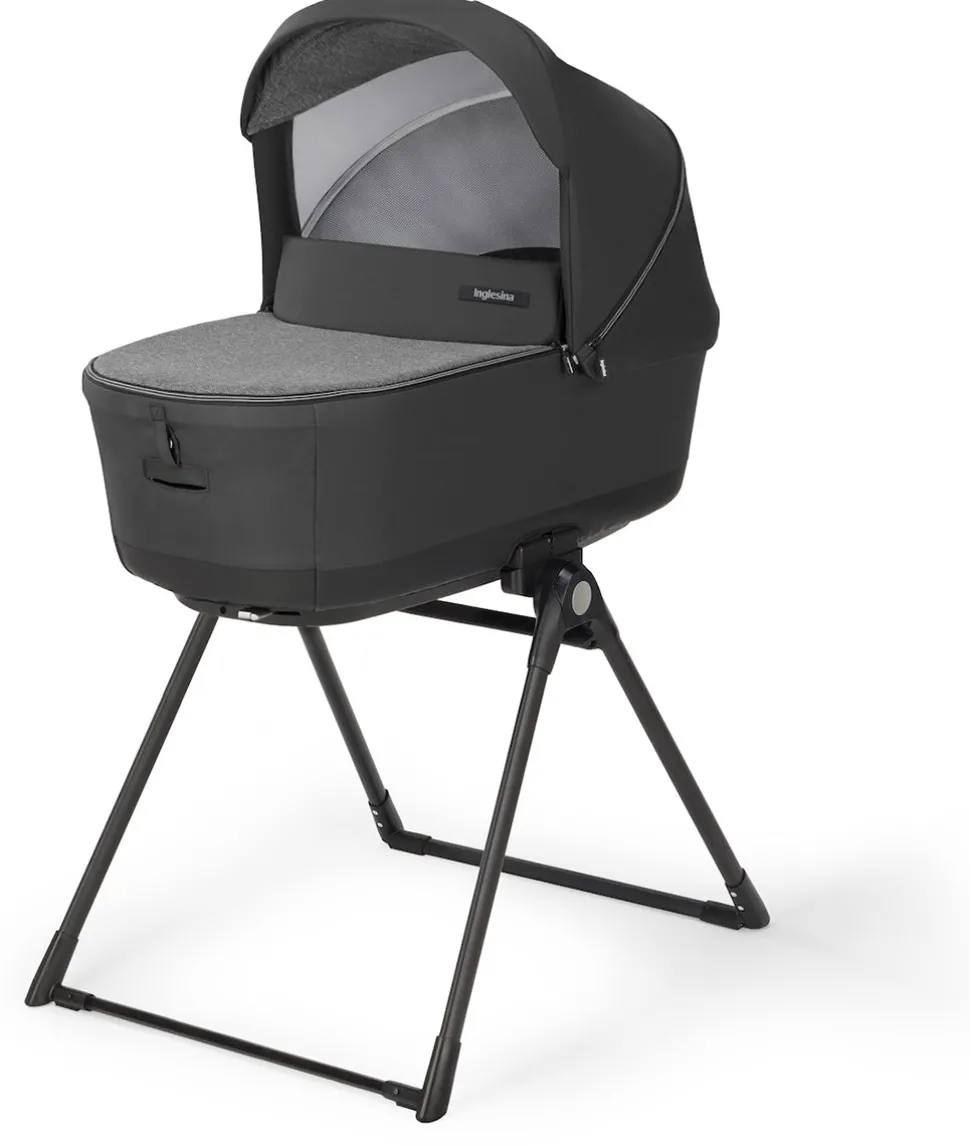 Inglesina Electa Bassinet + Stand - Upper Black