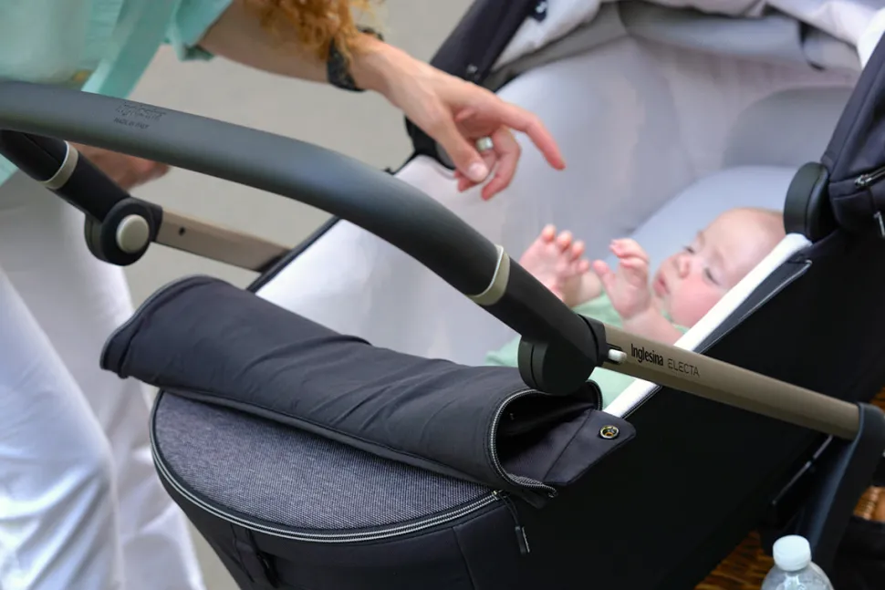 Inglesina Electa Bassinet + Stand - Chelsea Gray