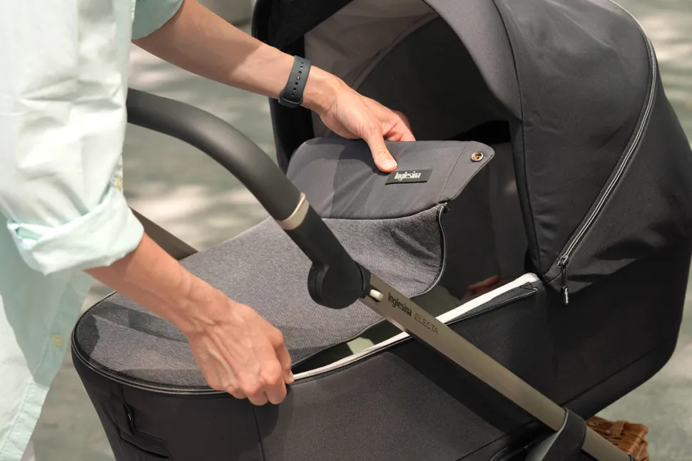 Inglesina Electa Bassinet + Stand - Chelsea Gray