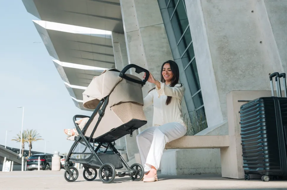 Inglesina Quid 3 Compact Lightweight Stroller - Lunar Beige