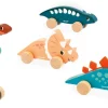 Janod Dino Push-Along Toys (6 Pack)