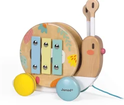 Janod Pure Pull-Along Snail