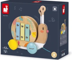 Janod Pure Pull-Along Snail