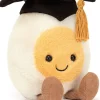 Jellycat Amuseable Boiled Egg Graduation, 6"