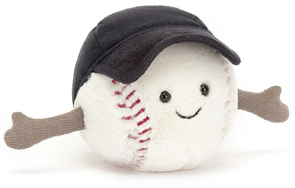 Jellycat Amuseable Sports Baseball, 4"