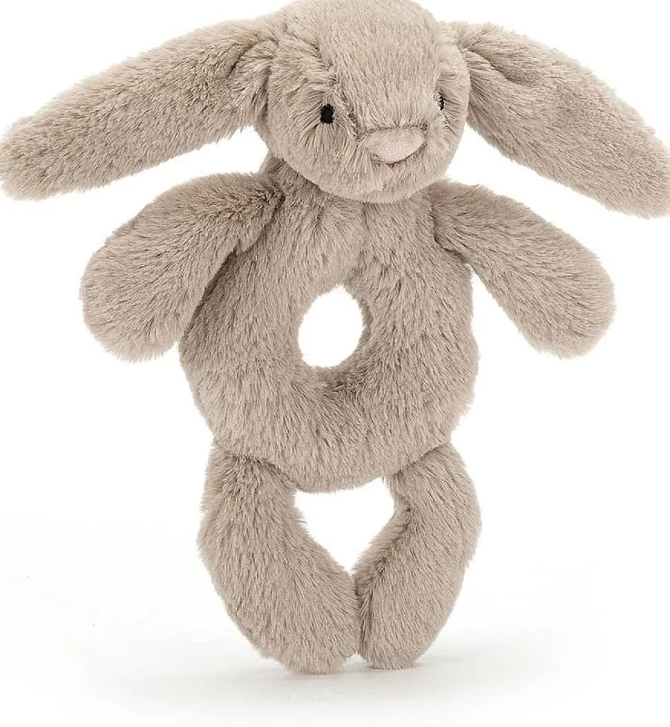 Jellycat Bashful Beige Bunny Ring Rattle