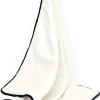 Jellycat Bashful Black & Cream Puppy Blankie, 28"