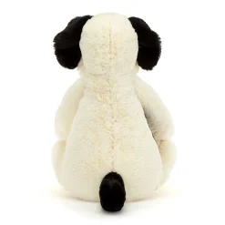 Jellycat Bashful Black and Cream Puppy, 21