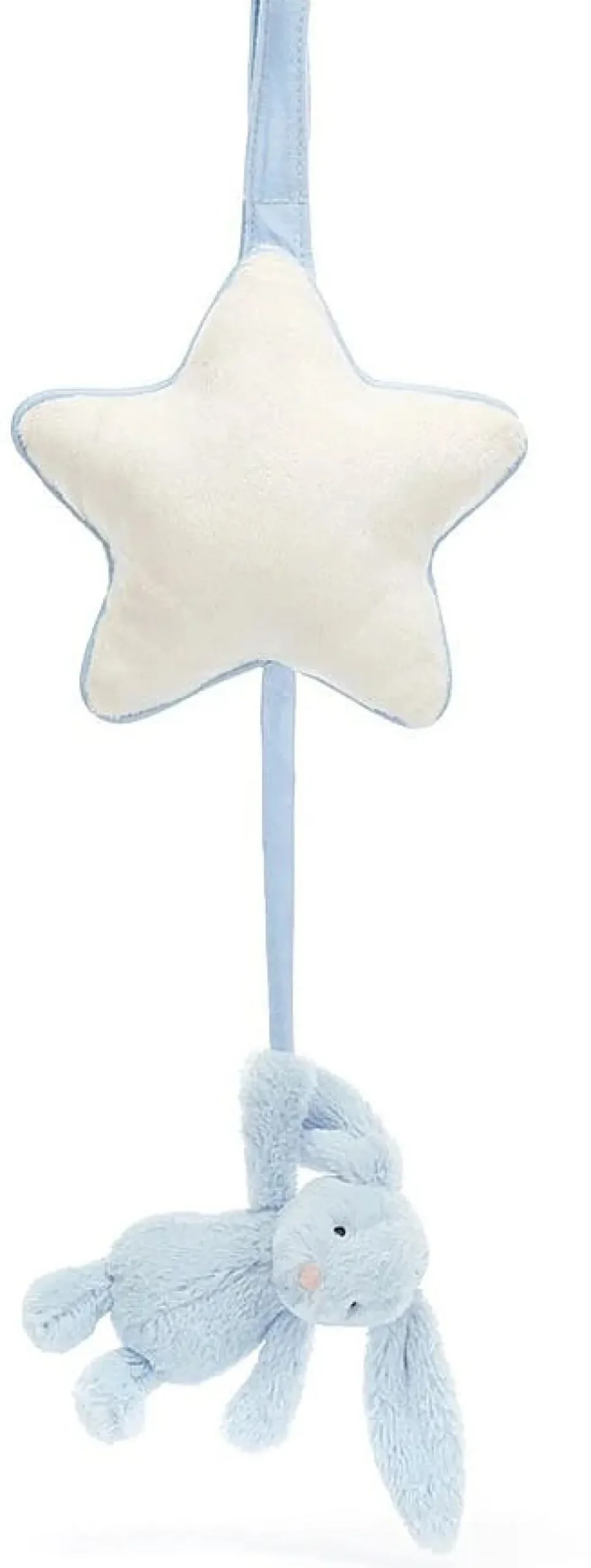 Jellycat Bashful Blue Bunny Musical Pull