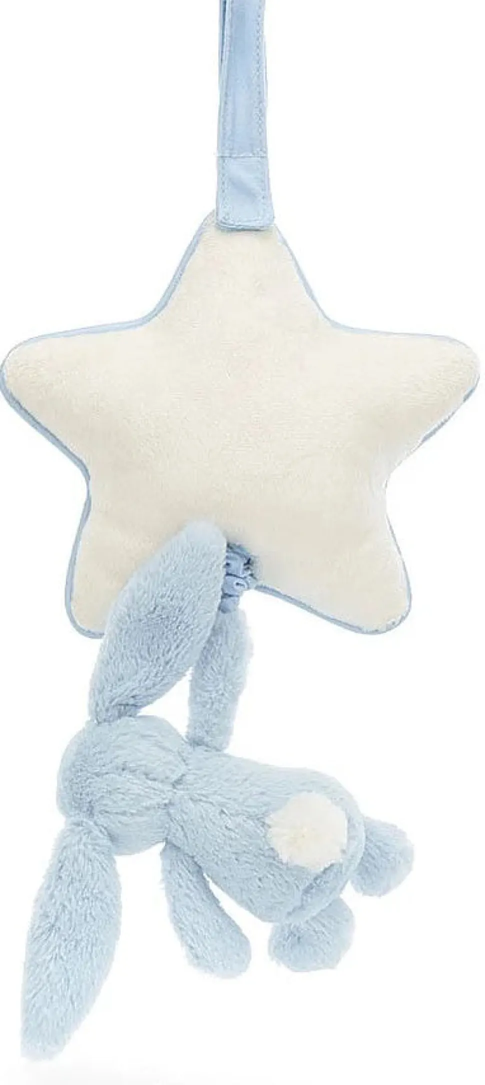 Jellycat Bashful Blue Bunny Musical Pull