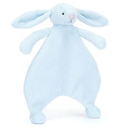 Jellycat Bashful Blue Bunny Comforter, 11"