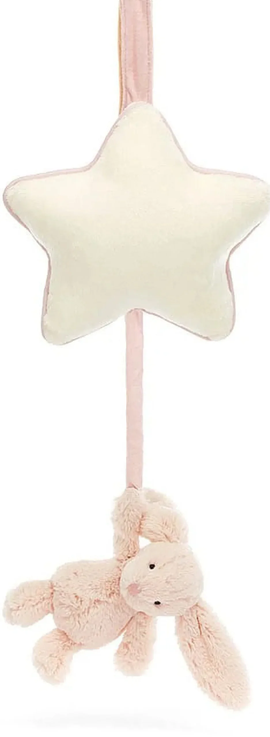 Jellycat Bashful Blush Bunny Musical Pull