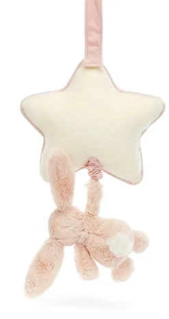 Jellycat Bashful Blush Bunny Musical Pull